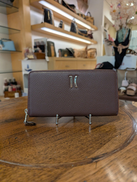 Portafoglio Ziparound Donna Alviero Martini 1A Classe PP09 8630 0529 – Pelle Mogano - Veronica Borse e Accessori