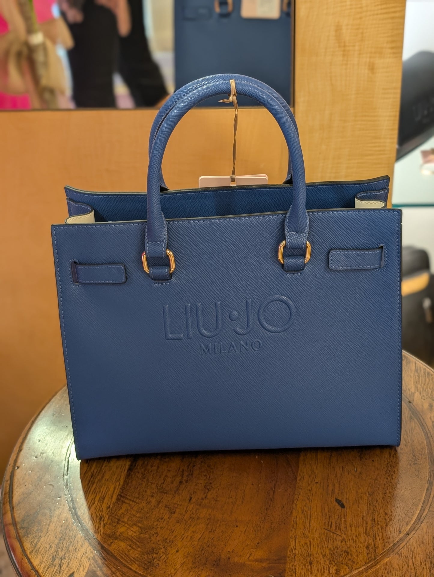 Borsa Liu Jo AA5149E0087 – Borsa tote media in PU saffiano