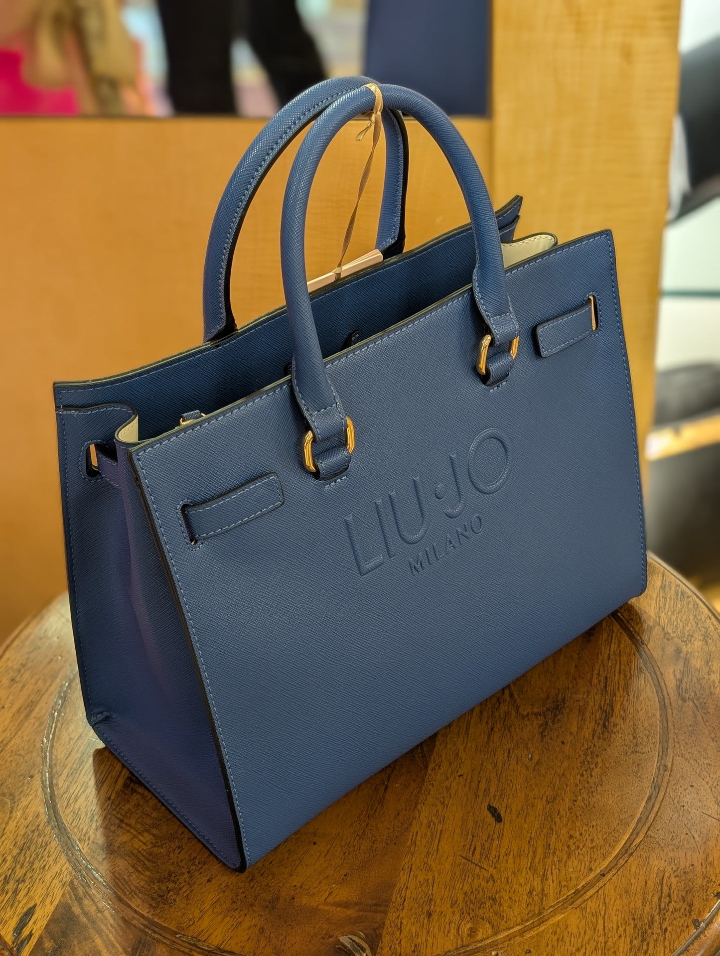 Borsa Liu Jo AA5149E0087 – Borsa tote media in PU saffiano