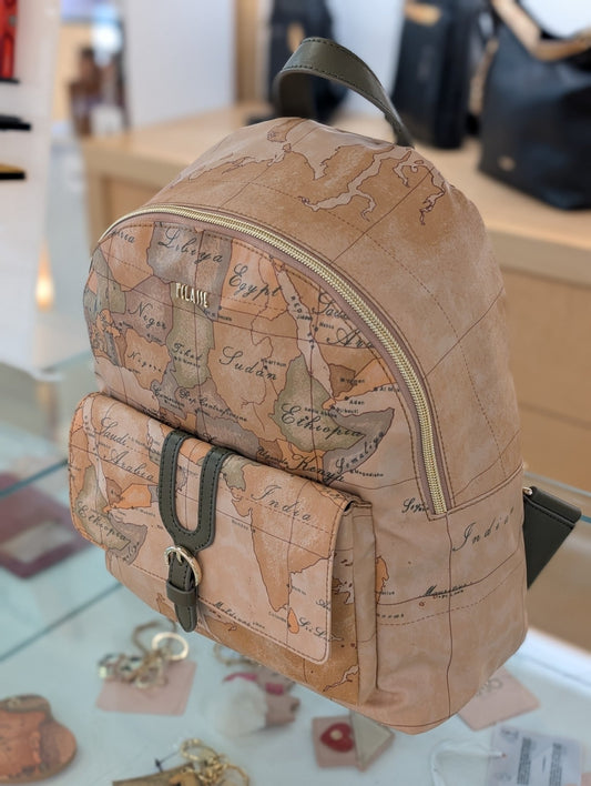 Zaino Alviero Martini 1A Classe LD39 S578 0609 in Geo Verde Muschio - Veronica Borse e Accessori