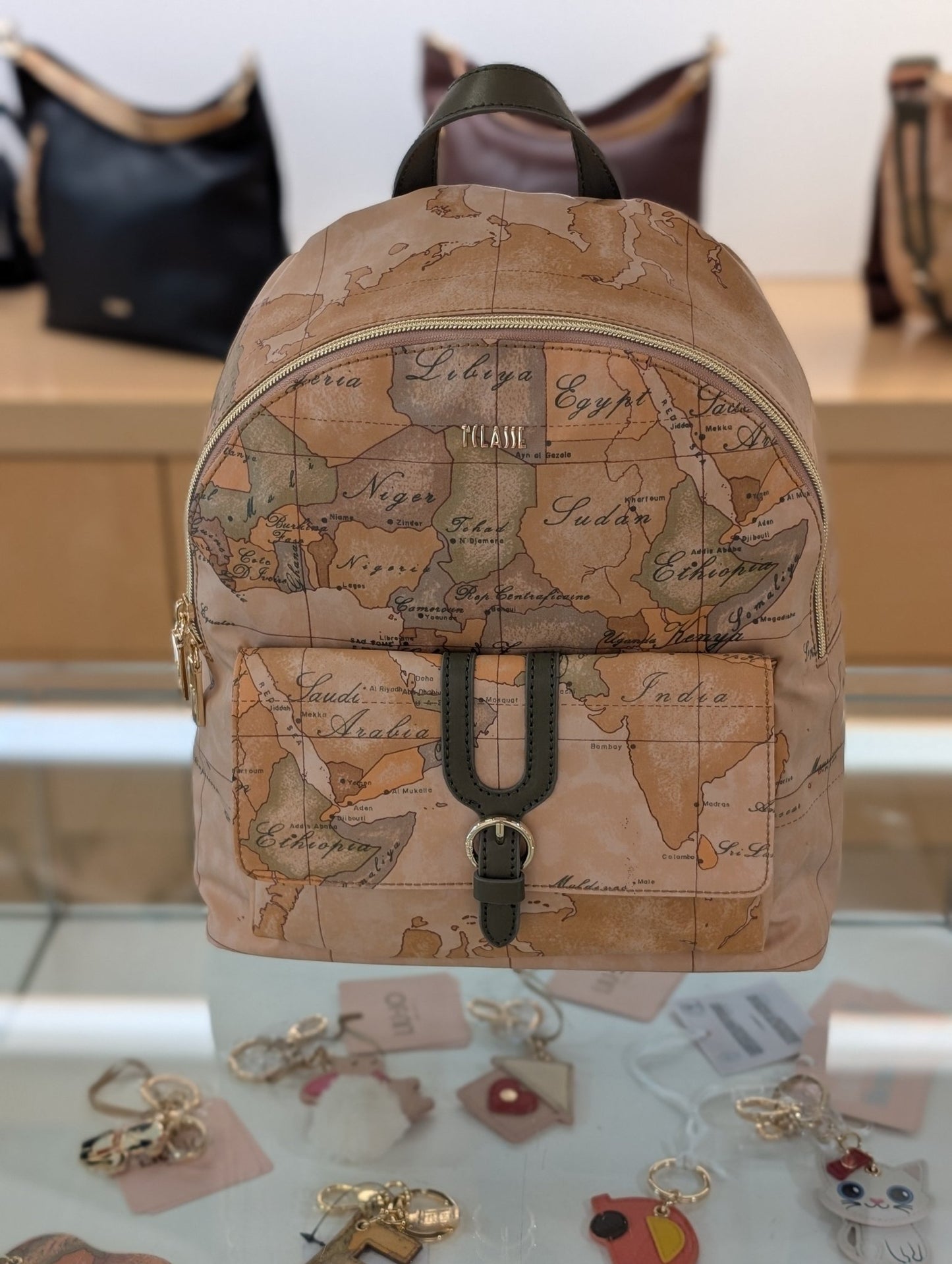 Zaino Alviero Martini 1A Classe LD39 S578 0609 in Geo Verde Muschio - Veronica Borse e Accessori