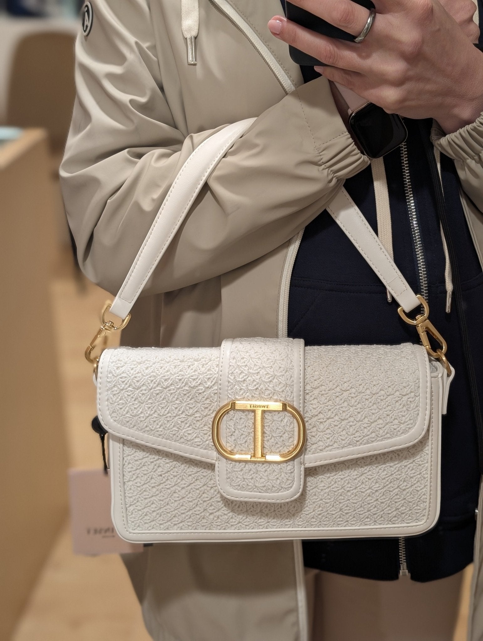 Borsa a tracolla in materiale intrecciato - Veronica Borse e Accessori