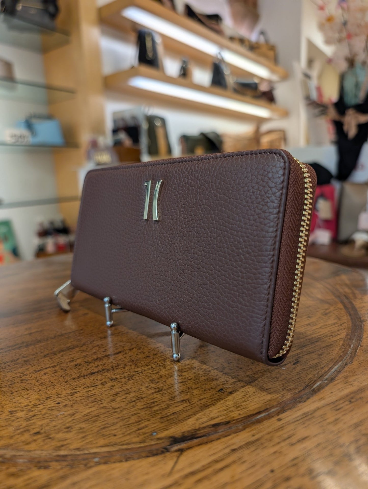 Portafoglio Ziparound Donna Alviero Martini 1A Classe PP09 8630 0529 – Pelle Mogano - Veronica Borse e Accessori