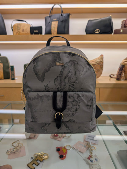 Zaino Alviero Martini 1A Classe LD39 9449 0030 in Tessuto Geo Soft Grigio Scuro - Veronica Borse e Accessori