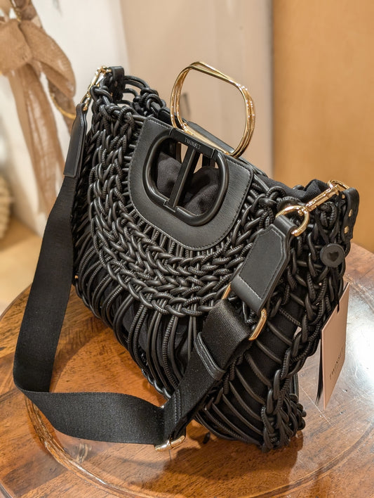 Borsa tote intrecciata