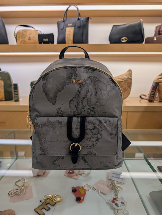 Zaino Alviero Martini 1A Classe LD39 9449 0030 in Tessuto Geo Soft Grigio Scuro - Veronica Borse e Accessori
