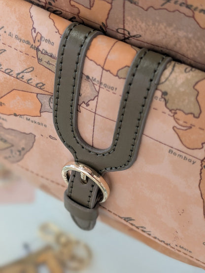 Zaino Alviero Martini 1A Classe LD39 S578 0609 in Geo Verde Muschio - Veronica Borse e Accessori